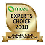 2018 Mozo Experts Choice Excellent Credit Secured Personal Loan