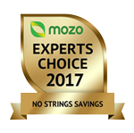 2017 Mozo Expert’s Choice No Strings Savings award