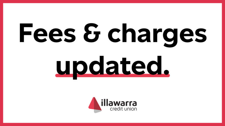 Image cover for Changes to our Fees & Charges
